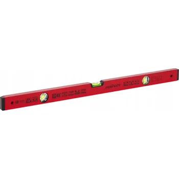 Vodováha Hliníková vodováha 80 cm / 45° červená STALCO PERFECT S-65157