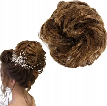 Příčesek Příčesek krátké syntetické vlasy tmavě hnědá