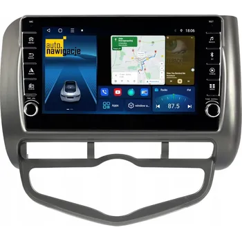 Autorádio AUTORÁDIO S GPS NAVIGACÍ HONDA JAZZ 2001-2007 ANDROID CARPLAY 8/128 GB
