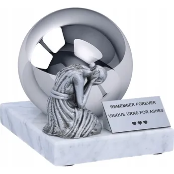 Smuteční dekorace Unikátní urna s plačící ženou, dekorativní dětská urna na popel GRIEF