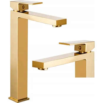 Vodovodní baterie Stojánková umyvadlová baterie Granitan ISTER zlatá