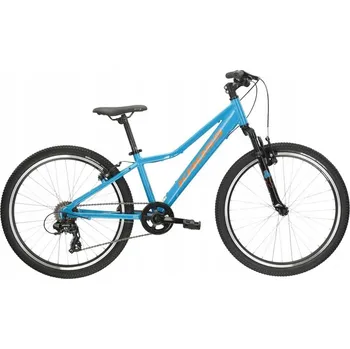 Dětské kolo Horské kolo MTB Kross Hexagon Jr 1.0, rám 12 palců, kolo 24", modré