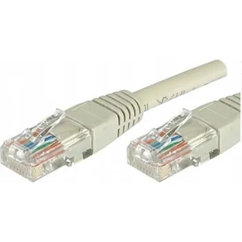 Síťový kabel PROPOJOVACÍ KABEL RJ45 U/UTP CAT 5E ŠEDÝ 3M