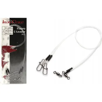Vrták Návazce z fluorocarbonu IRON CLAW 35cm/1,00mm