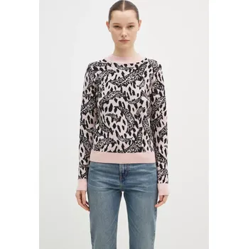 Dámský svetr Svetr z vlněné směsi Fiorucci Pink Banimalier W01FPKSW195KN03PN04 růžová 30X, vel. M