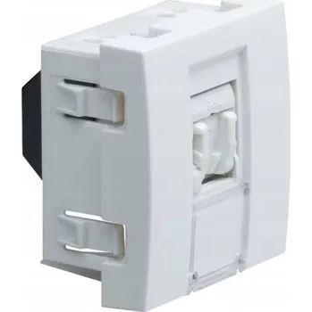 Elektrická zásuvka HAGER systo ZÁSUVKA 1x RJ45 kat. 6 STP 2M WS226