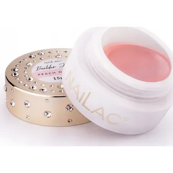 Lak na nehty Stavební gel Builder Jelly Peach Nude NaiLac 15 g