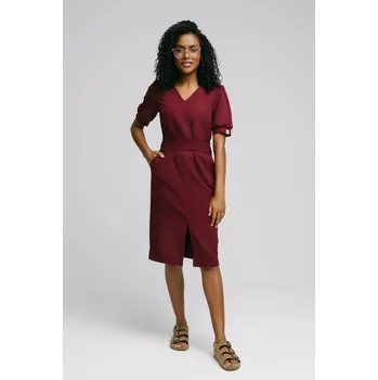 Dámské šaty SPAWEAR Šaty lékařská kosmetická ochranná KATE VÍNOVÁ XL