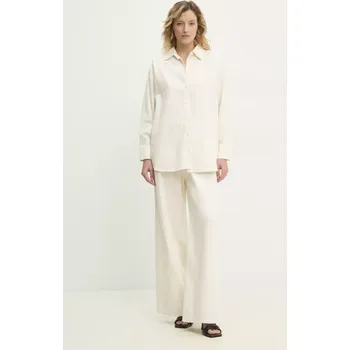 Bavlněná souprava Answear.LAB 244139.TWK béžová 01X, vel. S