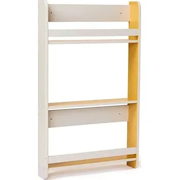 Knihovna Kid's Concept Nástěnná knihovna - šedá/hořčice