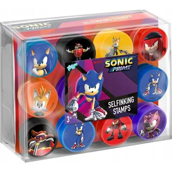 Hračka pro nejmenší Razítka Sonic 12 ks