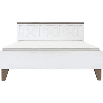 Postel Dřevěná postel Teina 200x160 borovice canyon/dub sonoma trufel Doprava ZDARMA.