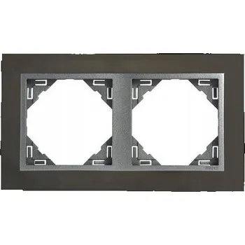 Rámeček dvojitý Efapel šedý