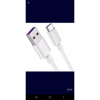 Datový kabel Kabel Baseus USB – USB typ C 1 m bílý