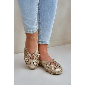 Dámské baleríny Ploché baleríny z přírodní kůže Zazoo Zazoo krémová 3258316