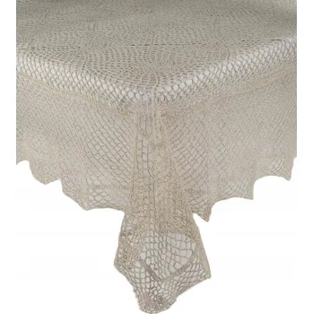 ubrus Ubrus háčkovaný háček s výšivkou 140x220 boho