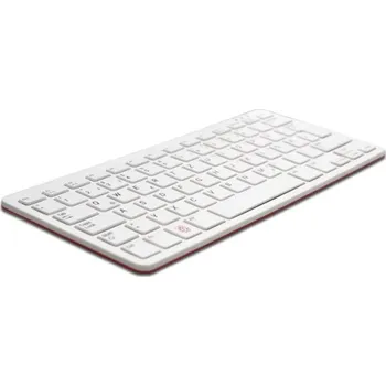 Počítačové příslušenství Raspberry Pi® RPI-KEYB (DE)-RED/WHITE USB klávesnice německá, QWERTZ bílá, červená USB hub