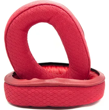 Příslušenství pro sluchátka Náušníky pro Sennheiser GSP 300, 301, 302, 303, 350, 370 červené (síťovina)