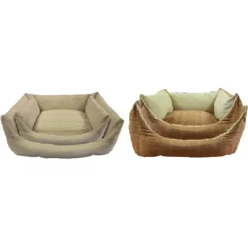 Pelíšek pro psa Girard&Co Pelíšek 100% natural odstín TERRA - 42x47x30 cm