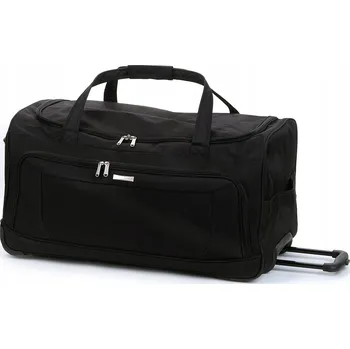 Laurent Velká cestovní taška na kolečkách látková 120 l hnědá