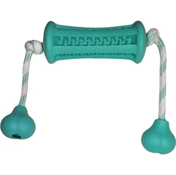 Hračka pro psa PALKAR dentální Curler s lanem 9/34cm modrý