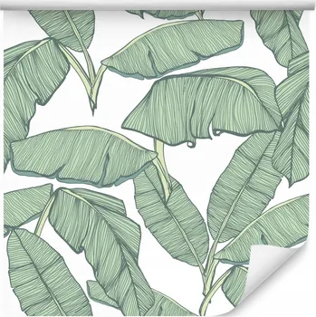 Tapeta Vliesová tapeta Prineo – banánové listy, 0,53 x 10 m