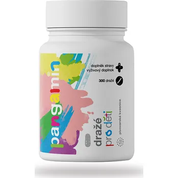 Přírodní produkt Pangamin Pivovarské kvasnice- Pangamin® pro děti dražé tbl. 300