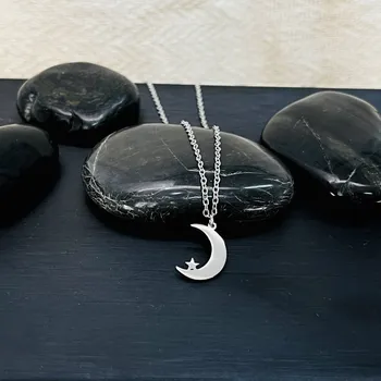 Náhrdelník Atelier Fantazie - Náhrdelník z oceli LIII - Noční obloha - 44053