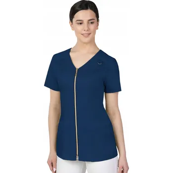 Zdravotnický oděv 46 DÁMSKÁ ZDRAVOTNICKÁ HALENA NA ZIP kosmetická zástěra 379