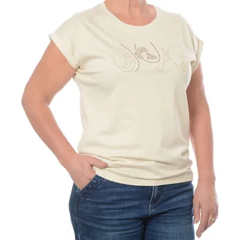 Dámské tričko Geisha Tričko Béžové M(38)