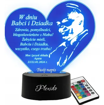 Lampička Plexido vícebarevná Noční lampa