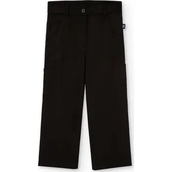 Dívčí kalhoty Viskózové dívčí kalhoty Boboli CHIC Barva: černá, Velikost BOBOLI: 5 let (110)