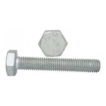 Spojovací materiál Šrouby M14x50 třídy 10.9 pozinkované pozink DIN 933 50 Ks .