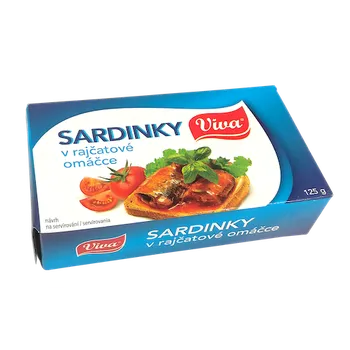 VIVA Sardinky v rajčatové omáčce 125g