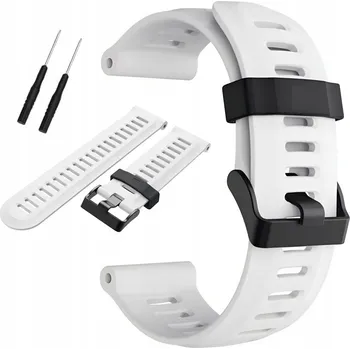 Řemínek na hodinky Řemínek Artnico pro Garmin 26mm bílý