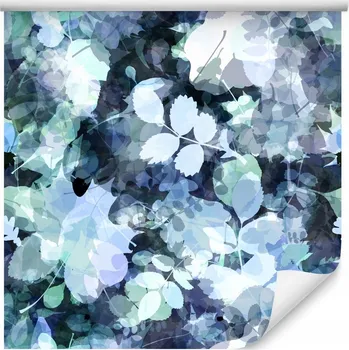 Fototapeta Tapeta do obýváku malované listy STROMY akvarel