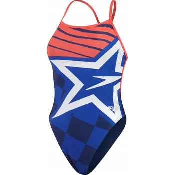 Dámské plavky Dámské jednodílné plavky Speedo Placement Digital Vback 30