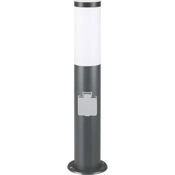 Venkovní osvětlení FurniGO Venkovní svítidlo Dahlia se zásuvkou - antracit