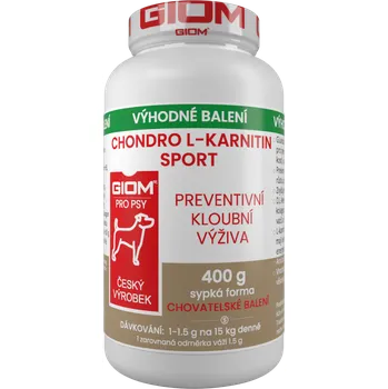 Kloubní výživa pro psa a kočku GIOM Chondro L-Karnitin Sport prášek
