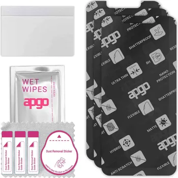 Pouzdro na mobilní telefon 3x MATNÉ hybridní Sklo pro LG W10, alternativa tvrzeného skla