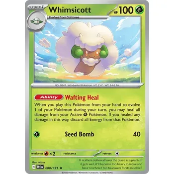 Sběratelská karetní hra Whimsicott 008/131 - Prismatic Evolutions Typ karty: Holo
