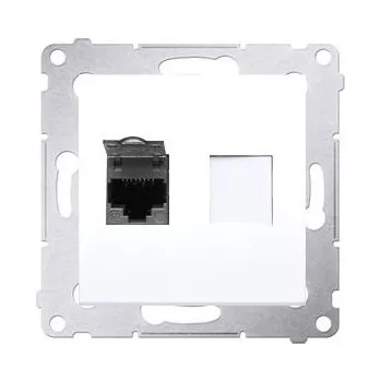 Elektrická zásuvka Internetová zásuvka do zdi Kontakt-Simon Simon 54 bílá