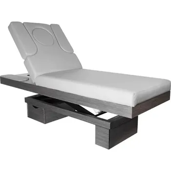 Masážní stůl Elektrické wellness lehátko s vyhříváním Azzurro 815B 200*76 cm | 95 kg | šedá