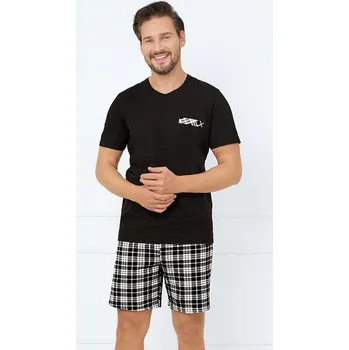 Pánské oblečení Pánské pyžamo Klark černé M