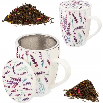 Hrnek Altom Design Levandule porcelán 340 ml