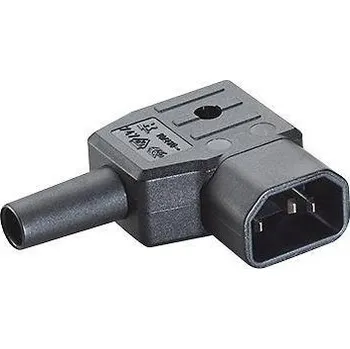 Elektrická zásuvka Bachmann 915172 IEC zástrčka C13/C14 černá 1 ks