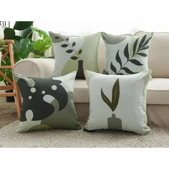 Povlak na dekorativní polštářek XPOSE® Set povlaků na polštář NOVENA 43x43 cm - 4ks, + Prodloužená možnost vrácení zboží do 50 dnů