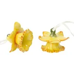 Villeroy & Boch Mini Flower Bells sada 2 ks porcelánových zvonečků, narcisy 14-5487-5522