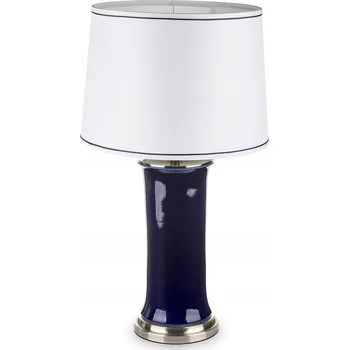 Lampička Stolní lampa noční lampa s modrým stínidlem