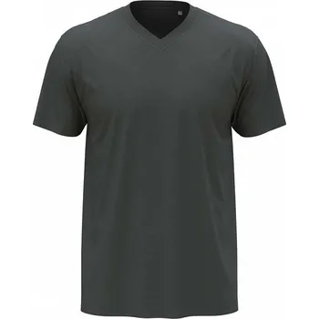 Pánské tričko Stedman Pohodlné pánské triko s výstřihem do véčka Barva: Šedá, Velikost: L S270